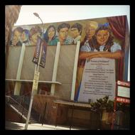 Portrait of Hollywood Mural. Los Angeles, United States