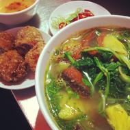 Bun Ca (Fish Noodle Soup). Hanoi, Vietnam
