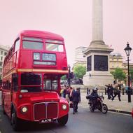 Ride a Heritage Routemaster bus. London, United Kingdom