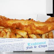 Fish and Chips at 149. Bridlington, United Kingdom