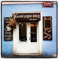 Fresh Roasted Coffee. Prague, Czech Republic