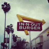 In-N-Out Burger Hollywood. Los Angeles, United States